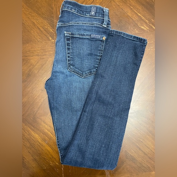 7 for All Mankind Distressed Skinny Jeans - Picture 2 of 6